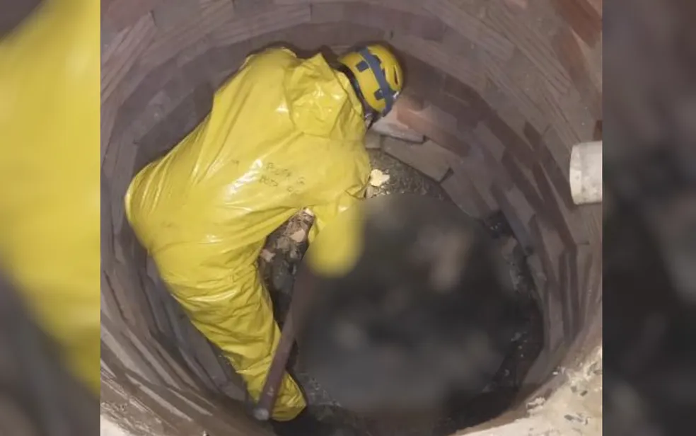 Corpo de Ramon Sabino da Silva é encontrado em cisterna, em Caldas Novas — Foto: Divulgação/PC